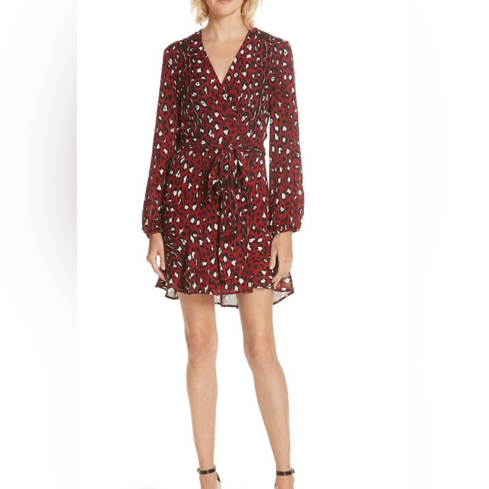 ALC Michaela Silk wrap dress